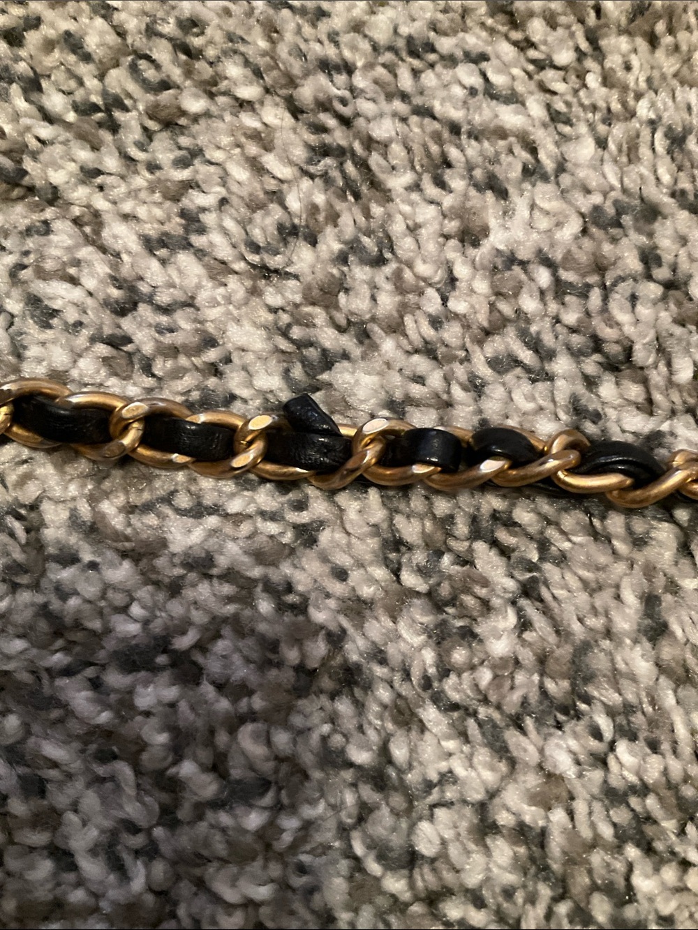 CHANEL Black Quilted Lambskin Crossbody with Gold Chain CC - Picture 9 of 9